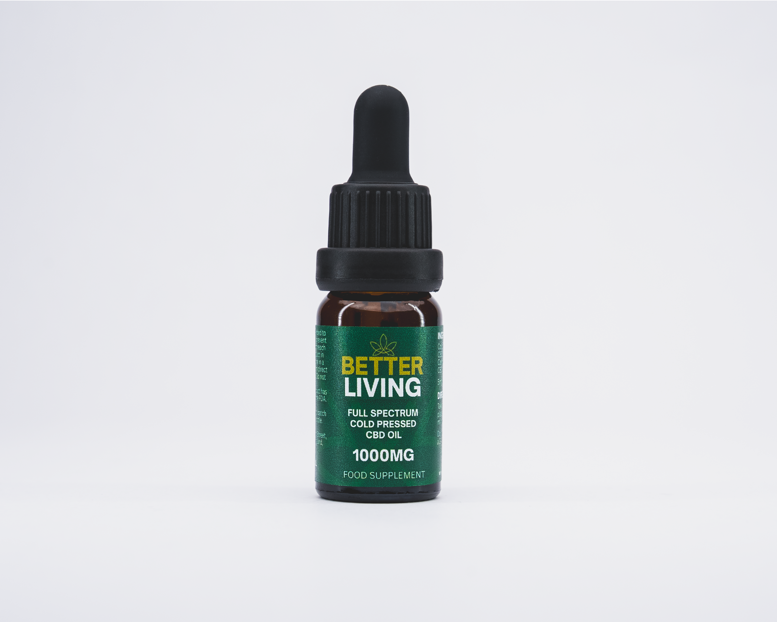Cold-Pressed Full-Spectrum CBD Oil (10% 1000mg)